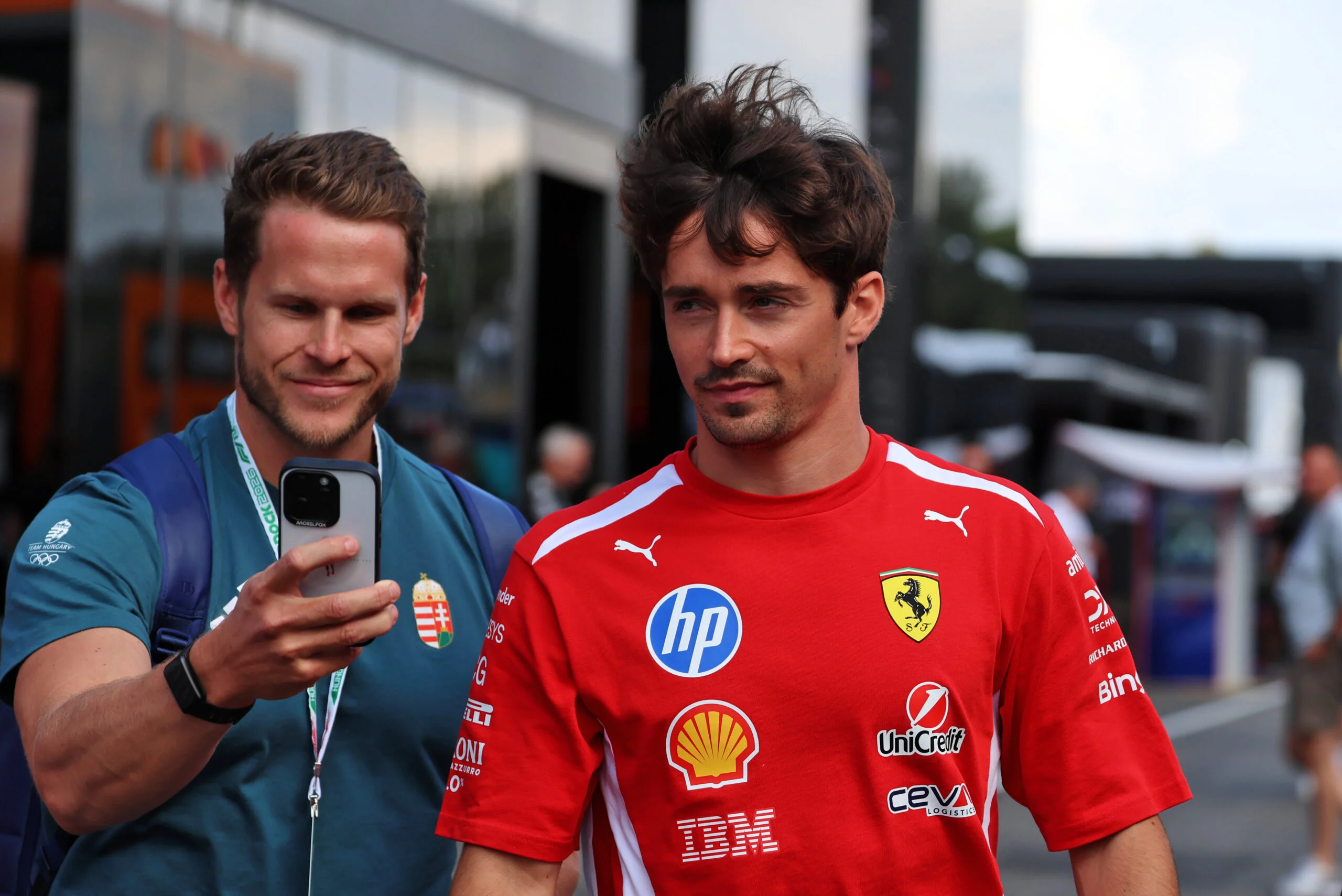 F1: Veja as fotos da quinta-feira do GP da Hungria 2026 Charles Leclerc (MON) Scuderia Ferrari.