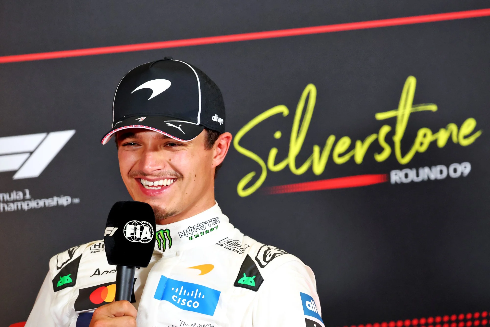 Lando Norris (GBR) McLaren F1 Team in the post Sprint FIA Press Conference.