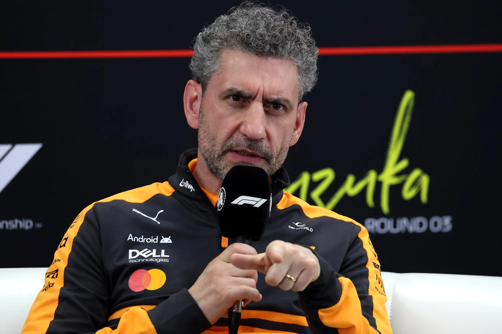 F1: McLaren fala em possível vantagem da Ferrari em Madri Andrea Stella (ITA) McLaren F1 Team Team Principal in the FIA Press Conference.