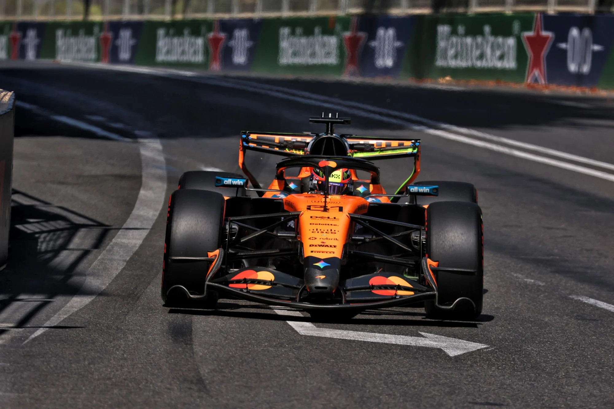 F1: Piastri reconhece superioridade de Russell após classificação no Azerbaijão Oscar Piastri (AUS) McLaren F1 Team MCL40.
